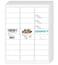 Coopaty 1 x 258 Shipping Labels 3000 Labels 100 Sheets White Blank Laser Inkjet Printer Compatible