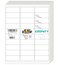Coopaty 1 x 258 Shipping Labels 3000 Labels 100 Sheets White Blank Laser Inkjet Printer Compatible