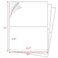 Coopaty Half Sheet Shipping Labels 85 x 55 Sticker Labels for Laser Ink Jet Printers 2 Per Page Self Adhesive Mailing Labels for Packages 100 Sheets 200 Labels
