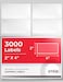enKo 2 x 4 Inch Label White Blank 10 Up Address Mailing Labels for Laser Inkjet Printer 300 Sheets 3000 Labels