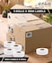 enKo 3 Rolls 3900 Labels 2 x 1 inches Perforated Adhesive Direct Thermal Labels FBA Stickers FNSKU Labels Mailing Barcode Compatible for Rollo Zebra Eltron MUNBYN Printer