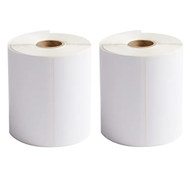 FungLam 2 Rolls 4x6 Direct Thermal Shipping Labels 250 LabelsRoll 1 Core Compatible Zebra 2844 ZP450 ZP500 ZP505