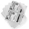 FungLam Shipping Labels 2 per Page Half Sheet Shipping Labels for Laser Inkjet Printers 85 x 55 Self Adhesive Mailing Labels White 100 Sheets 200 Labels