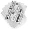 FungLam Shipping Labels 2 per Page Half Sheet Shipping Labels for Laser Inkjet Printers 85 x 55 Self Adhesive Mailing Labels White 100 Sheets 200 Labels