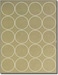 Desktop Publishing Gold Foil 2 Round Labels for Laser Printers 10 Sheets 200 Labels