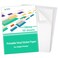 Gwybkq Sticker Paper Printable Vinyl for Inkjet Printer 50 Sheets Glossy White Waterproof Labels