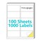 HokLapaper Hoklapaper 2 x 4 Shipping LabelsPrintable White Mailing Labels for LaserInkjet PrinterPermanent Adhesive Sticker Labels100 Sheets1000 Labels