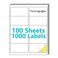 HokLapaper Hoklapaper 2 x 4 Shipping LabelsPrintable White Mailing Labels for LaserInkjet PrinterPermanent Adhesive Sticker Labels100 Sheets1000 Labels