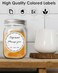 iEager 3 Inch Circle Thermal Sticker Labels SelfAdhesive Round Direct Thermal Label MultiPurpose Roll Thermal Stickers 500 Labels White