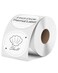 iEager 3 Inch Circle Thermal Sticker Labels SelfAdhesive Round Direct Thermal Label MultiPurpose Roll Thermal Stickers 500 Labels White