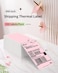JADENS 4X6 Thermal Direct Shipping Label Compatible with MUNBYN IDPRT Rollo Postage Label Paper for Small Businesses 250 LabelsPack Pink