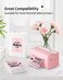 JADENS 4X6 Thermal Direct Shipping Label Compatible with MUNBYN IDPRT Rollo Postage Label Paper for Small Businesses 250 LabelsPack Pink