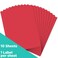 JAM Paper JAM PAPER Full Sheet Shipping Labels Printable Sticker Paper 8 12 x 11 Red 10 Full PagesPack