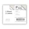 KKBESTPACK Half Sheet Shipping Labels for Laser and Inkjet Printers 2 Per Page Self Adhesive Mailing Labels White 85 x 55 200 Labels 2LP