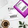 KKBESTPACK Half Sheet Shipping Labels for Laser and Inkjet Printers 2 Per Page Self Adhesive Mailing Labels White 85 x 55 200 Labels 2LP