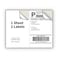 KKBESTPACK Half Sheet Shipping Labels for Laser and Inkjet Printers 2 Per Page Self Adhesive Mailing Labels White 85 x 55 200 Labels 2LP