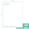 L LIKED 85x11 Printable White Sticker Paper Full Sheet Label Matte for Laser Inkjet Printing 100 Sheets