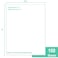 L LIKED 85x11 Printable White Sticker Paper Full Sheet Label Matte for Laser Inkjet Printing 100 Sheets