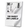 Labelebal Address Labels 2 UP Shipping Stickers for Laser Inkjet Printers85 x 55 Shipping Mailing Labels 2 per Page Shipping Labels 5 12 x 8 12 Half Sheet Labels 200 Labels