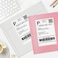 Labelebal Address Labels 2 UP Shipping Stickers for Laser Inkjet Printers85 x 55 Shipping Mailing Labels 2 per Page Shipping Labels 5 12 x 8 12 Half Sheet Labels 200 Labels