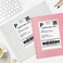 Labelebal Address Labels 2 UP Shipping Stickers for Laser Inkjet Printers85 x 55 Shipping Mailing Labels 2 per Page Shipping Labels 5 12 x 8 12 Half Sheet Labels 200 Labels