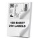 Labelebal Address Labels 2 UP Shipping Stickers for Laser Inkjet Printers85 x 55 Shipping Mailing Labels 2 per Page Shipping Labels 5 12 x 8 12 Half Sheet Labels 200 Labels
