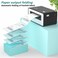 LabelMore 250 Labels Fanfold 4 x 6 Thermal Labels Shipping Labels with Perforated Lines for Thermal Printer Permanent Adhesive Commercial Grade