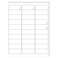 LKXSPLABE 1 x 258 Mailing Address Labels 900 Stickers Matte White Compatible with LaserInkjet Printer Permanent Adhesive Address Name Tags