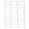 LKXSPLABE 1 x 258 Mailing Address Labels 900 Stickers Matte White Compatible with LaserInkjet Printer Permanent Adhesive Address Name Tags