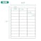MFLABEL 1 x 258 Address Labels for Laser Inkjet Printers 1500 White Shipping Stickers50Sheets30Sheet48 Free Fragile Stickers Easy to PeelMailing Labels for Packages Shipping