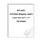 MFLABEL 100Pack Full Sheet Labels 85 x 11 Matte White LaserInkjet Printer Shipping Labels wStrong Permanent Adhesive 12 Free Fragile Stickers