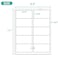 MFLABEL 2x4 Shipping Labels 1000 Premium Matte White Address Labels for FBA Laser Inkjet Printers 100 Sheets 10Sht Free Fragile Stickers