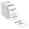 Misofuki 4x6 1 Stack 1000 Labels Fanfold Direct Thermal Shipping Labels Compatible with Rollo MUNBYN Zebra Fargo Label Printer Permanent Adhesive White Commercial Grade Labels for Thermal Printers