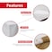 Misofuki 4x6 1 Stack 1000 Labels Fanfold Direct Thermal Shipping Labels Compatible with Rollo MUNBYN Zebra Fargo Label Printer Permanent Adhesive White Commercial Grade Labels for Thermal Printers