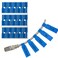 MR-LABEL MrLabel US Letter Sheet SelfAdhesive Cable Label Waterproof Tear Resistant with Free Print Tool for Laser Printer 20 Sheets 600 Labels Blue