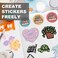 MR-LABEL MrLabel White Matte Printable Vinyl Sticker Paper Waterproof Full Letter Sheet Label for InkjetLaser Printer for Home BusinessDIY Stickers25 sheets25 Labels