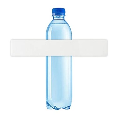 MR-LABEL MrLabel819138 Waterproof Blank Water Bottle Labelsfor InkjetLaser PrinterSelfAdhesive Wraparoundfor 16ozMatte Whitefor WeddingBaby ShowerCorporate Events10 Sheets Total 70 Labels