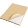 NATURALABEL 100 Sheets Printable Kraft Sticker Paper for Laser Inkjet Printers Full Sheet SelfAdhesive Craft Labels Matte Letter Size 85 x 11