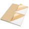 NATURALABEL Half Sheet Kraft Shipping Labels for Laser Inkjet Printers 2 per Page SelfAdhesive Mailing Labels Matte 200 Count 85 x 55