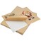 NATURALABEL Half Sheet Kraft Shipping Labels for Laser Inkjet Printers 2 per Page SelfAdhesive Mailing Labels Matte 200 Count 85 x 55