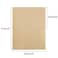 NATURALABEL Half Sheet Kraft Shipping Labels for Laser Inkjet Printers 2 per Page SelfAdhesive Mailing Labels Matte 60 Count 85 x 55