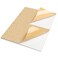 NATURALABEL Half Sheet Kraft Shipping Labels for Laser Inkjet Printers 2 per Page SelfAdhesive Mailing Labels Matte 60 Count 85 x 55