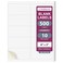 NextDayLabels 4 x 2 Rectangular Sticker Labels for Printer White LaserInkjet Printer Labels Return Address Labels Shipping Label Stickers 50 Sheets 10 Per Sheet 500 Labels
