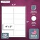 NextDayLabels 4 x 2 Rectangular Sticker Labels for Printer White LaserInkjet Printer Labels Return Address Labels Shipping Label Stickers 50 Sheets 10 Per Sheet 500 Labels