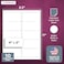 NextDayLabels 4 x 2 Rectangular Sticker Labels for Printer White LaserInkjet Printer Labels Return Address Labels Shipping Label Stickers 50 Sheets 10 Per Sheet 500 Labels