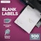 NextDayLabels 4 x 2 Rectangular Sticker Labels for Printer White LaserInkjet Printer Labels Return Address Labels Shipping Label Stickers 50 Sheets 10 Per Sheet 500 Labels