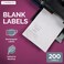 NextDayLabels 4 x 5 Rectangular Sticker Labels for Printer White LaserInkjet Printer Labels Return Address Labels Shipping Label Stickers 50 Sheets 4 Per Sheet 200 Labels