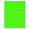 NextDayLabels 812 x 11 Neon Color High Light Fluorescent Labels for Laser Inkjet Printer Green Fluorescent 166 Round 24 Per Page 600 Labels