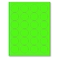 NextDayLabels 812 x 11 Neon Color High Light Fluorescent Labels for Laser Inkjet Printer Green Fluorescent 166 Round 24 Per Page 600 Labels