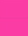 NextDayLabels 812 x 11 Neon Color High Light Fluorescent Labels for Laser Inkjet Printer Pink Fluorescent 812 x 512 2 Per Page 50 Labels